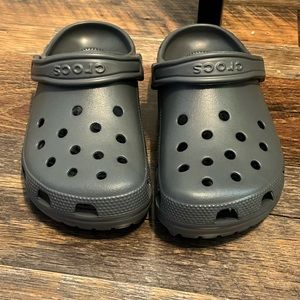 NWOT Grey Crocs